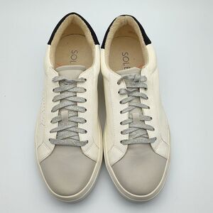 NEW SOLE SOCIETY SNEAKERS IN IVORY SIZE 10
